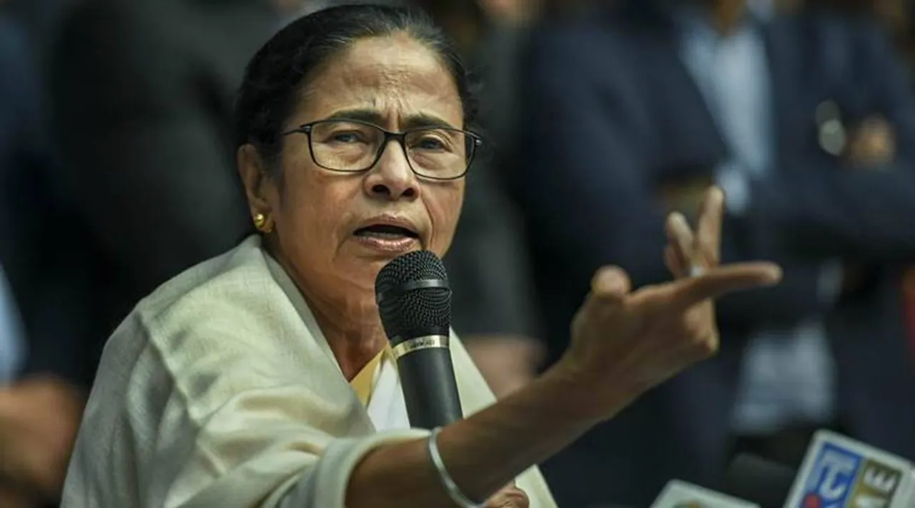 West Bengal Chief Minister Mamata Banerjee performs cardio exercise