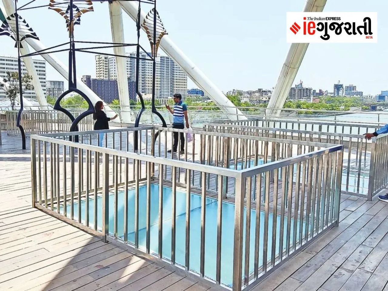 ahmedabad sabarmati river Atal bridge