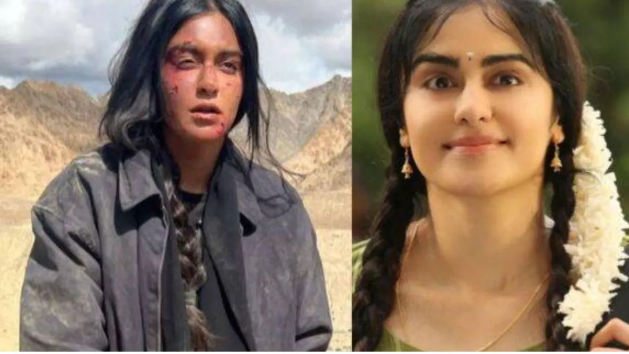 Adah Sharma shared behind-the-scene photos from the sets of The Kerala Story. (Photo: Adah/Instagram)