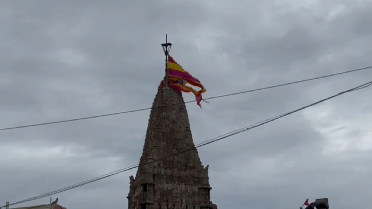 Dwarkadhish temple, Cyclone Biparjoy