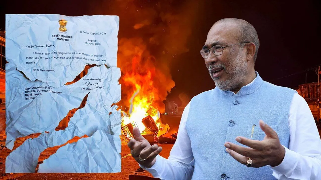 N Biren Singh, Manipur Violence