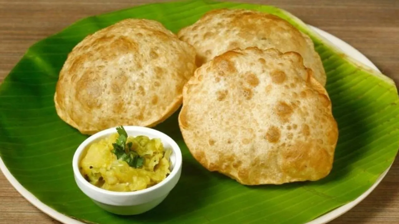 How much oil does one poori have?