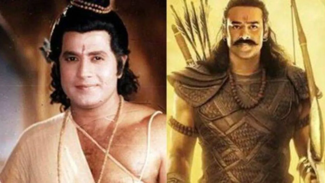 Arun Govil as a Ram in Ramayana, Prabhas in Adipurush