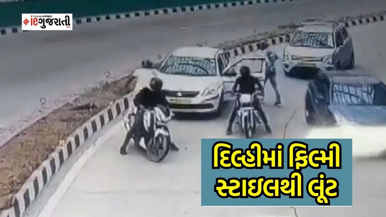 Delhi News, delhi Crime news, delhi loot cctv