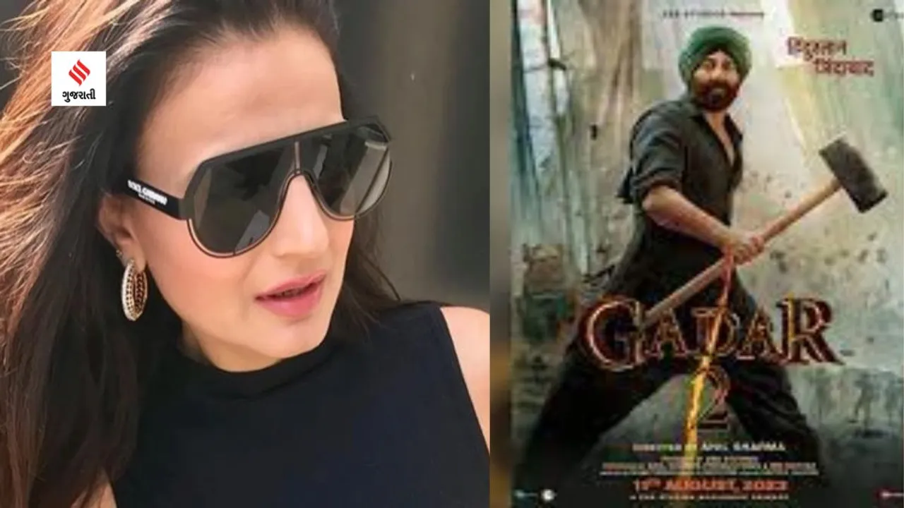 Ameesha patel and Sunny Deol in Gadar 2 movie