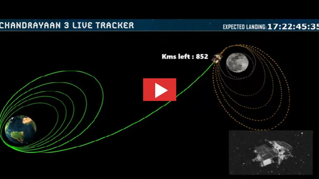 Chandrayaan 3 Mission LIVE Location