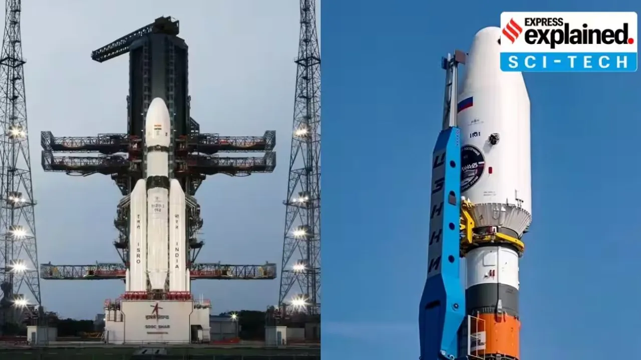 Chandrayaan-3 and Luna 25 mission landing time and place