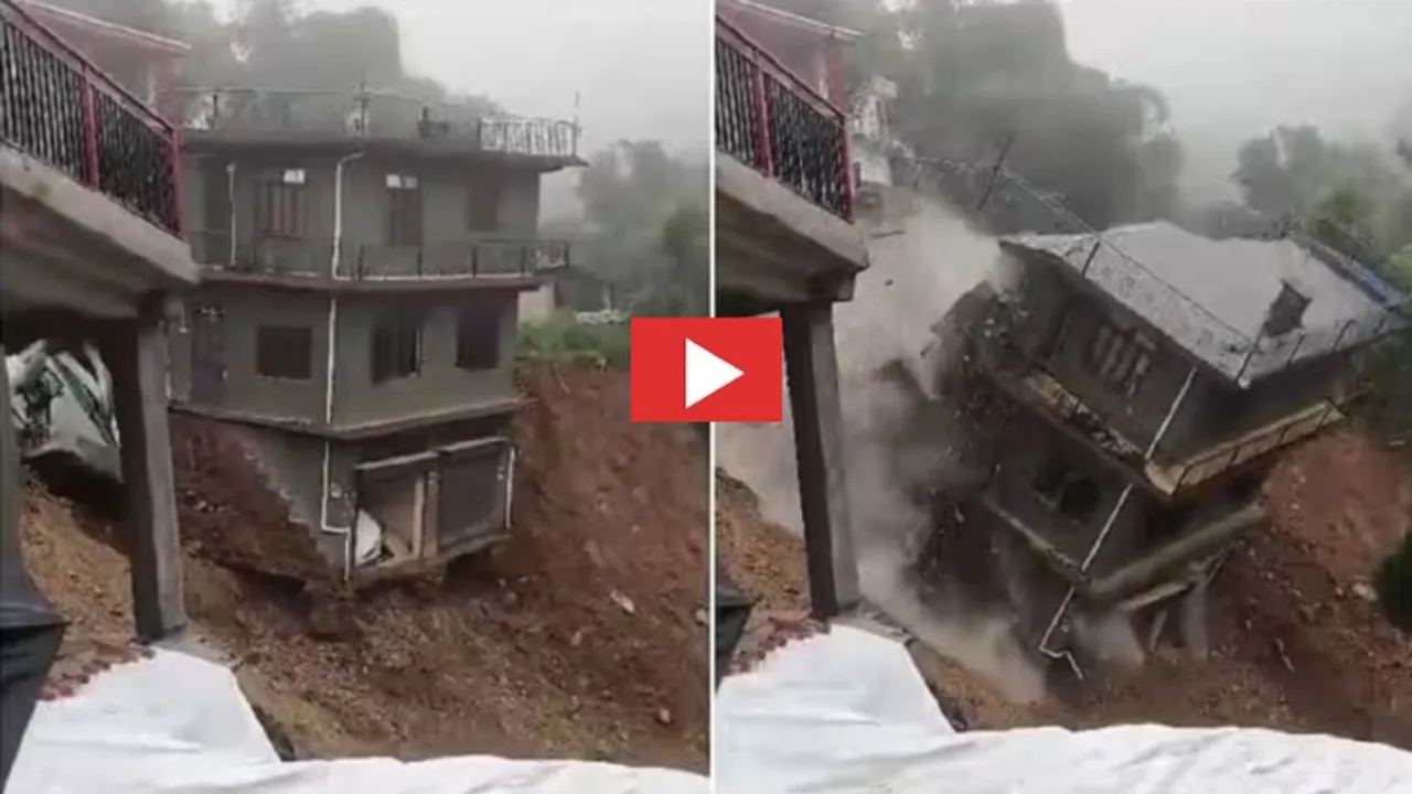 Himachal Pradesh | Shimla | landslide | house