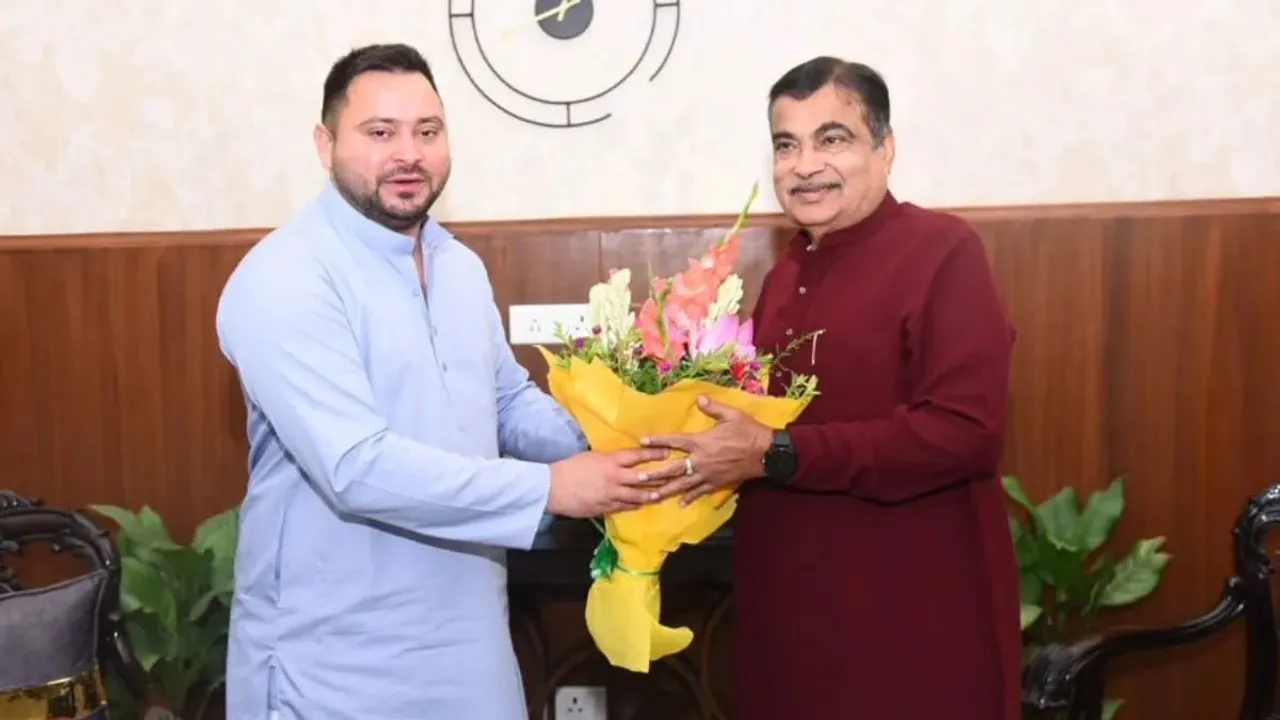 tejashwi yadav | nitin gadkari