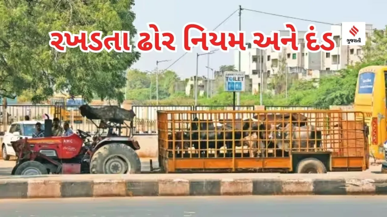 Stray Sattle rules | Gujarat Government Stray Cattle Guidelines | Gujarat Government | Stray Cattle Guidelines | Cow Stray | Cow on Road