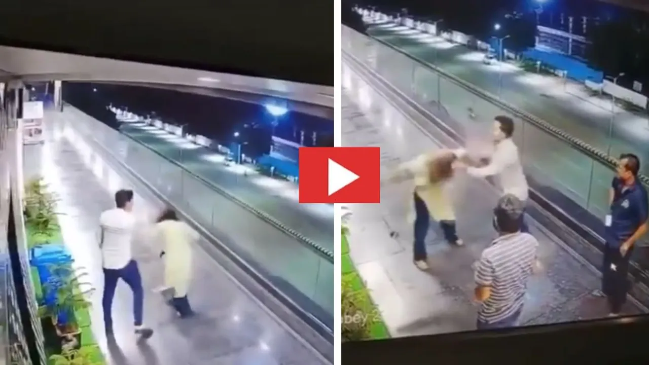 Ahmedabad spa girl beaten video viral