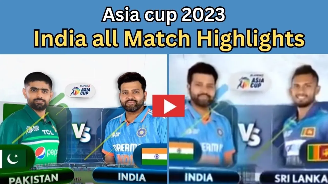 Asia cup 2023 | Super 4 | India | Pakistan | Srilanka | Nepal | Highlights