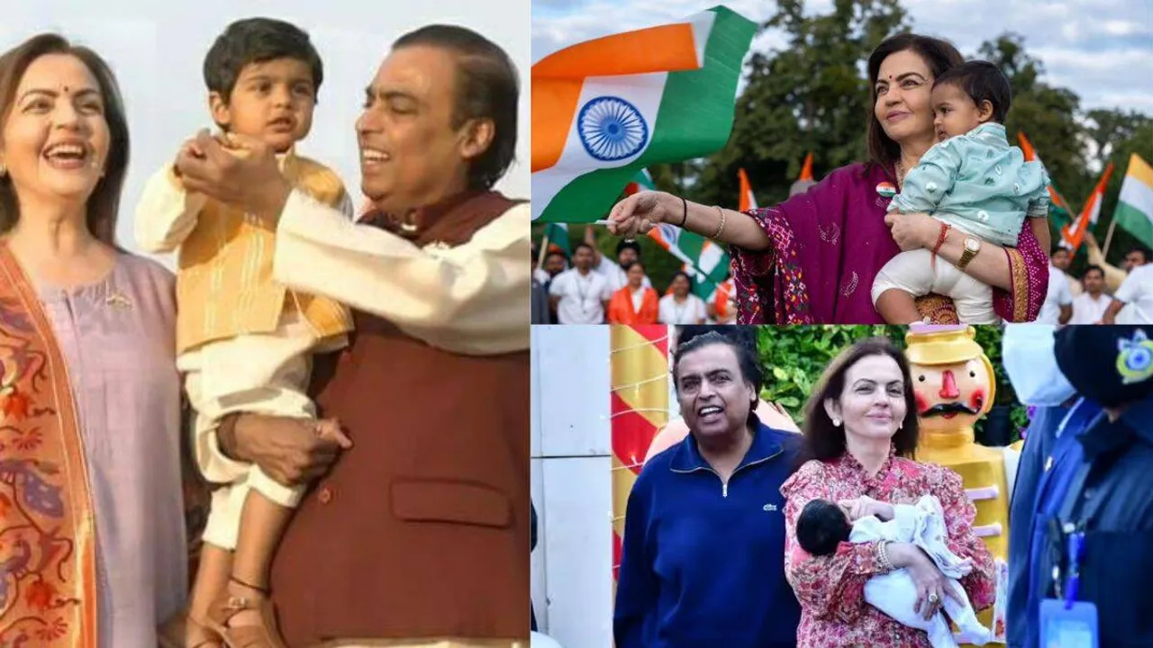 Ambani Family Mukesh Ambani Nita Ambani