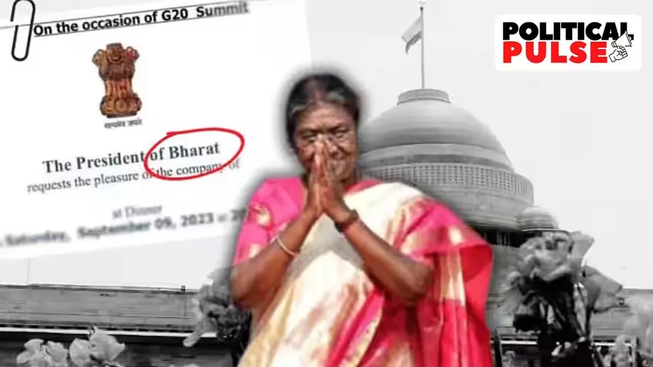 president of bharat | india to bharat rename | g20 invite president of bharat
