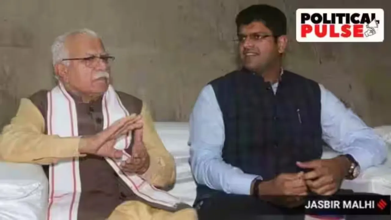 haryana politics | haryana | Manohar Lal Khattar Dushyant Chautala