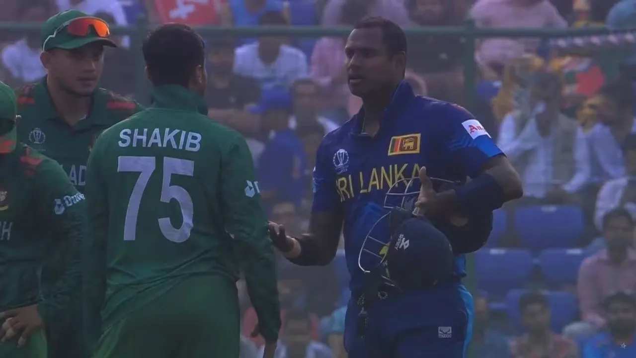 Angelo Mathews timed out | Angelo Mathews | World Cup 2023
