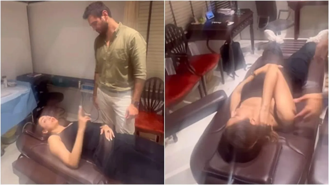 Malaika Arora | Malaika Arora Shoulder Massage Viral Video | Malaika Arora Viral Video | Bollywood Actress Malaika Arora | Malaika Arora Photo