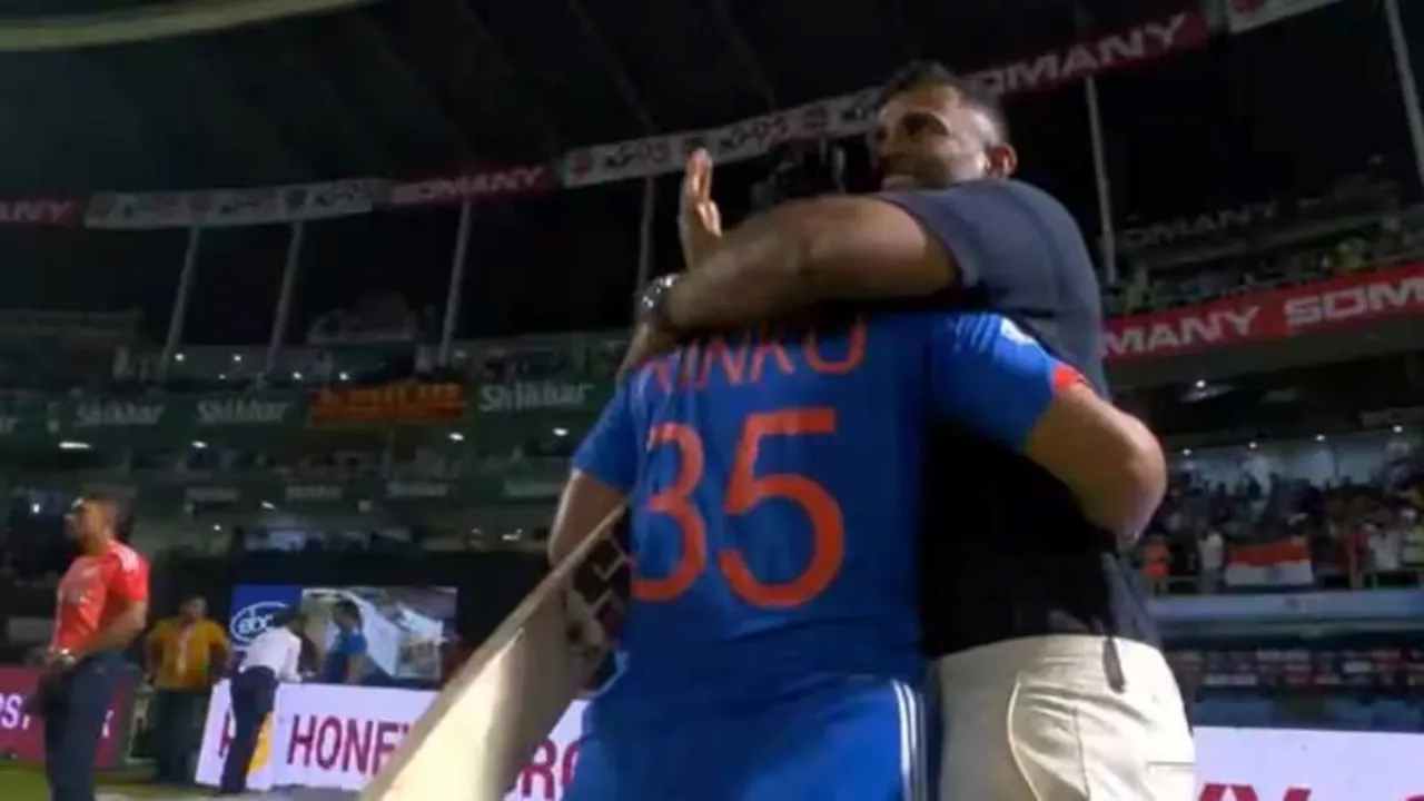 rinku singh | abhishek nayar | India vs Australia