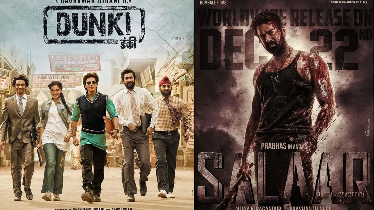 Dunki | Salaar | Dunki Vs Salaar | Dunki shah rukh khan fees | prabhas salaar fees | Shah Rukh Khan | Prabhas | dunki trailer | salaar trailer