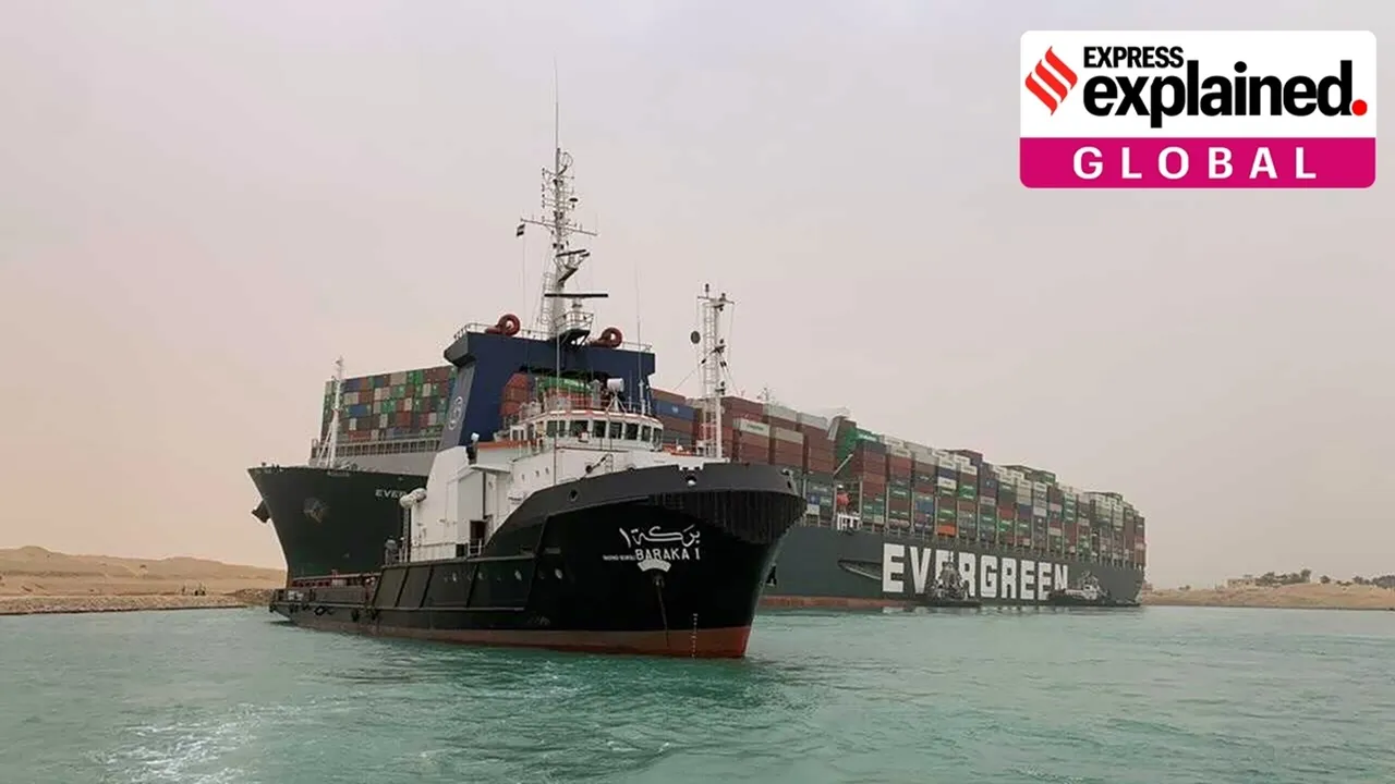 Suez Canal Crisis | Evergreen Ship | evergreen ship stuck | evergreen ship stuck in Suez Canal Crisis