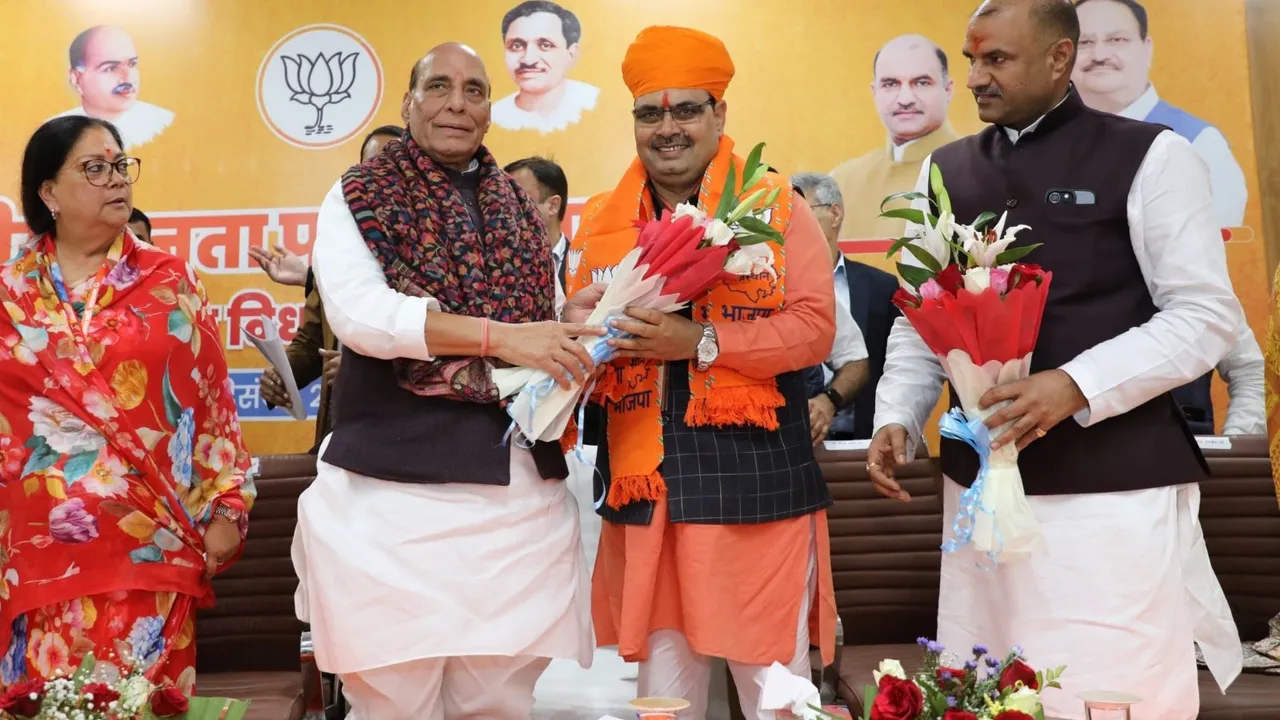 rajasthan new cm bhajan lal sharma | rajasthan bhajan lal sharma