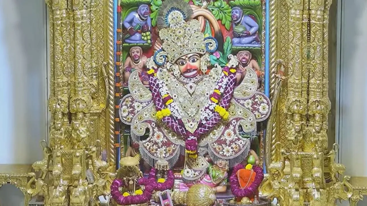 Today live Darshan, આજના લાઇવ દર્શન : શનિવારે સાળંગપુરથી કષ્ઠભંજન દેવના કરો દર્શન