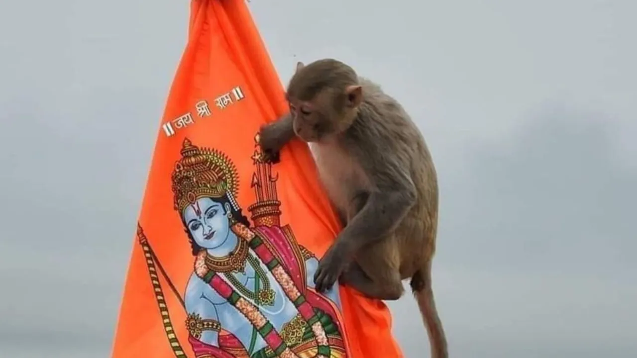 monkey with shri Ram, Ayodhya Ram Mandir, Ayodhya, Ram Mandir