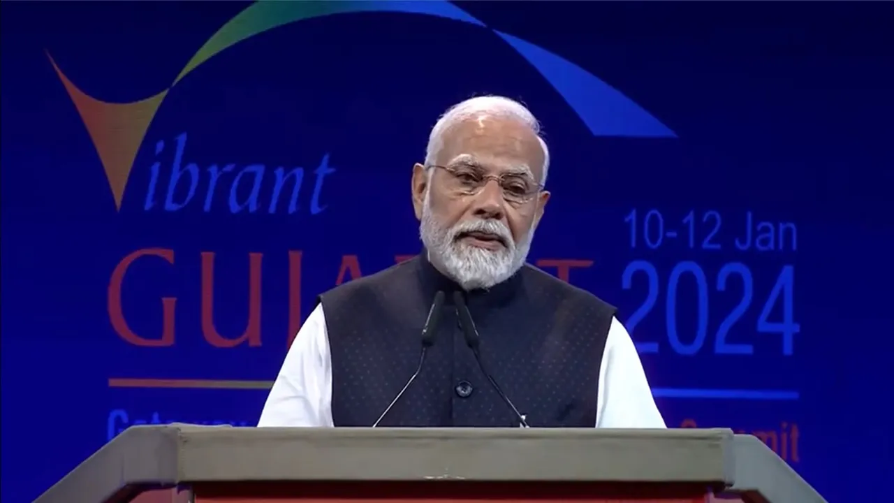 vibrant Gujarat global summit 2024 | PM modi speech | VGGS 2024