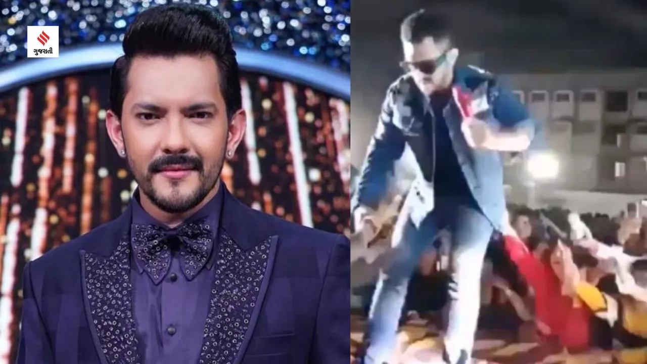 Aditya Narayan viral video chhattisgarh concert gujarati news