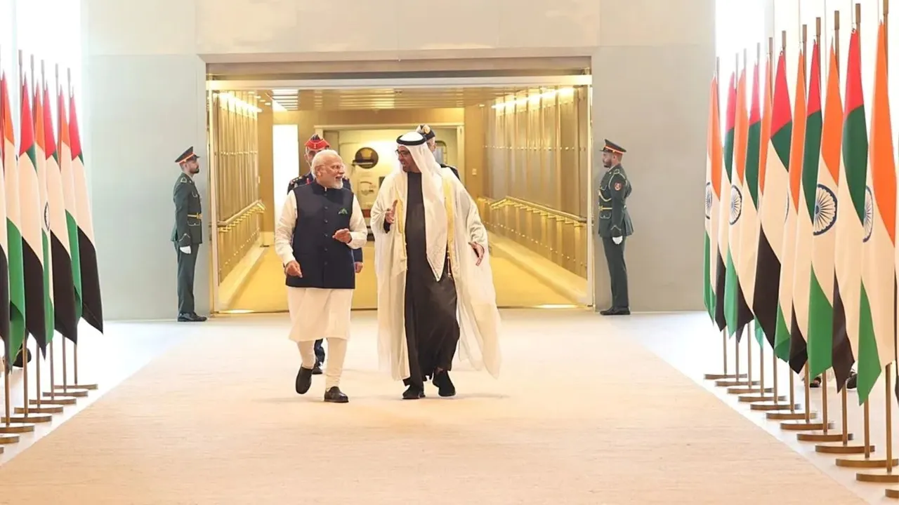 PM Narendra Modi UAE Visit, PM Narendra Modi, UAE President Al Nahyan