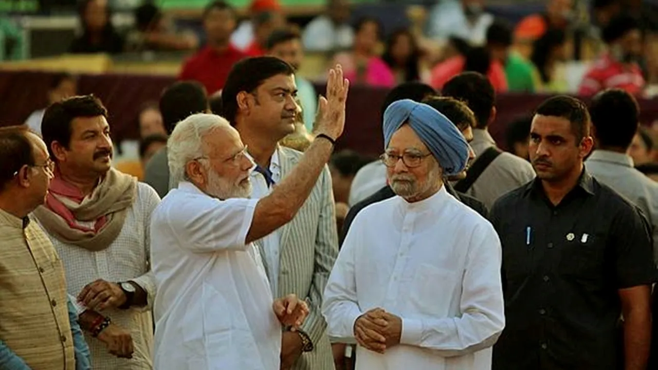 PM modi, Manmohan singh