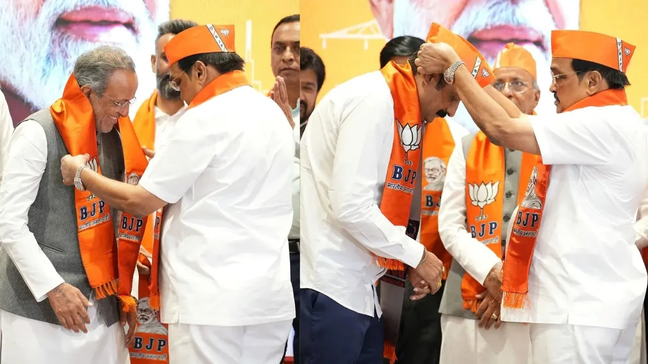 Arjun Modhwadia Ambarish Der joined BJP
