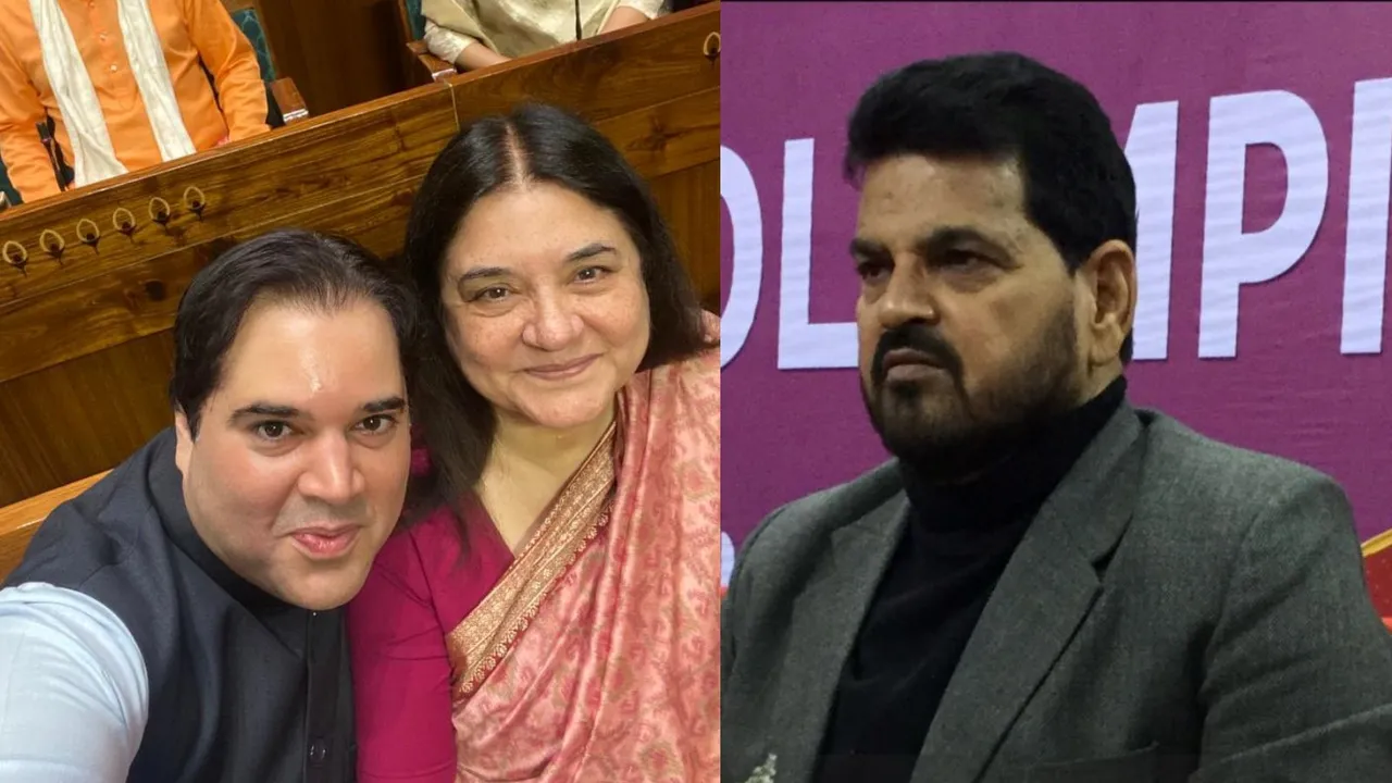 Maneka Gandhi | Maneka Sanjay Gandhi | BJP UP Leaders | Brij Bhushan Sharan Singh | Brij Bhushan Singh | Varun Gandhi