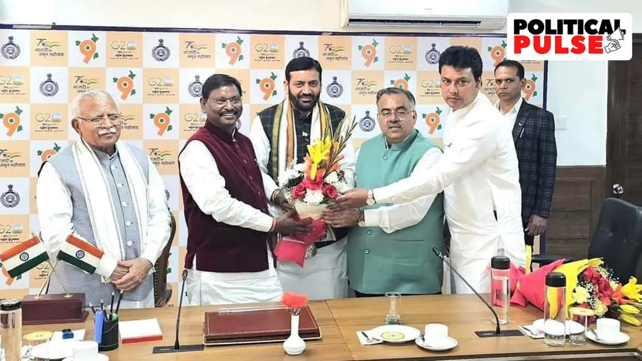 Nayab Singh Saini, Haryana new CM Nayab Singh