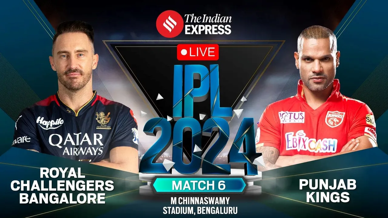 RCB vs PBKS Live Updates, RCB vs PBKS, IPL 2024