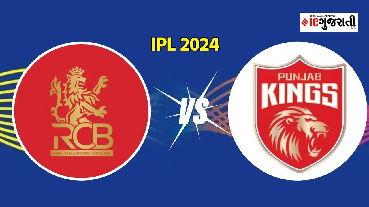 PBKS vs RCB Playing 11: પંબાજ કિંગ્સ અને રોયલ ચેલેન્જર્સ બેંગ્લોર પ્લેઇંગ ઇલેવન