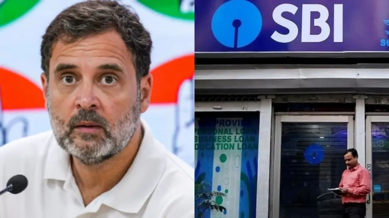 Rahul Gandhi, electoral bonds SBI