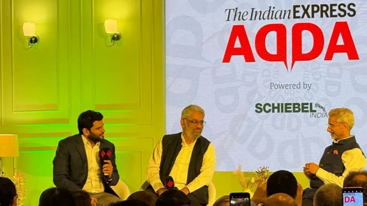 S Jaishankar Express Adda, S Jaishankar, Express Adda