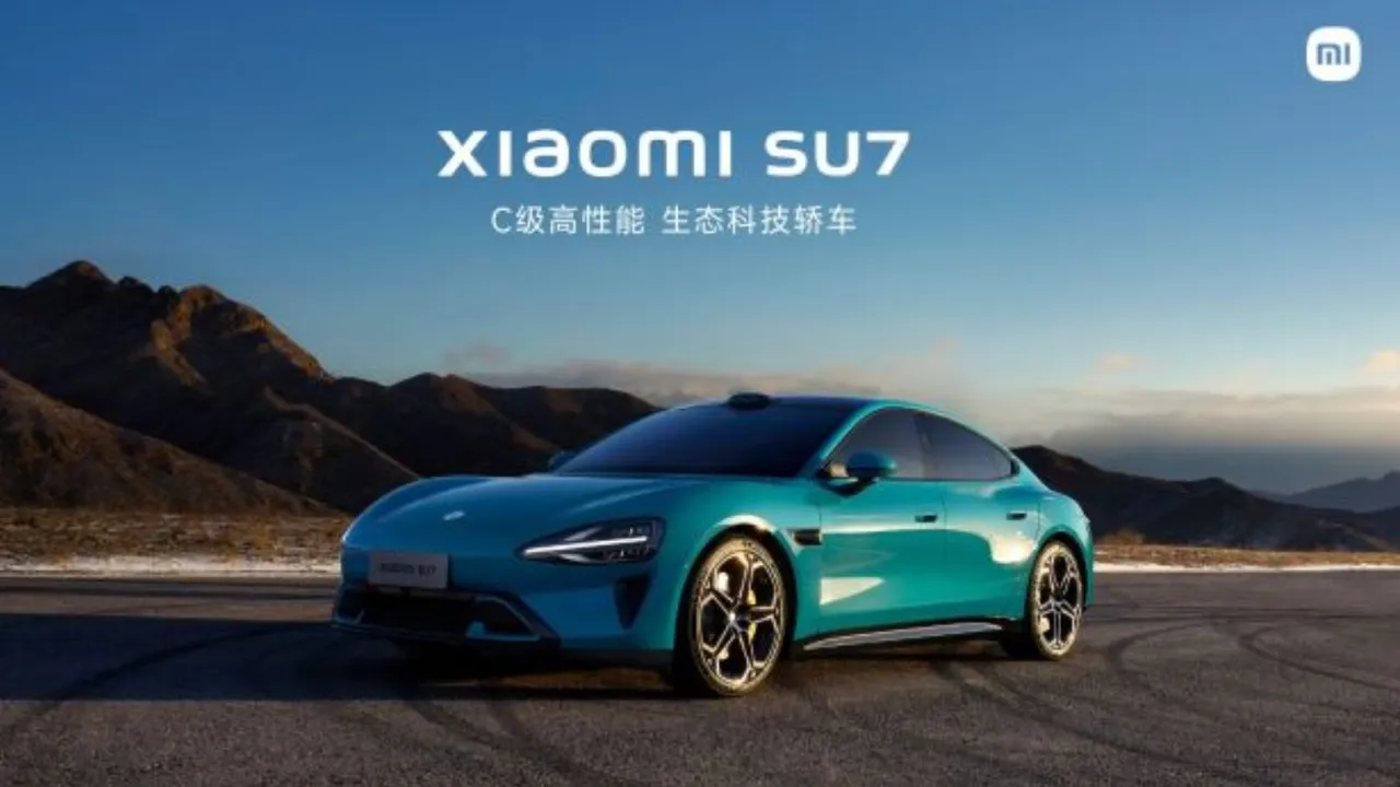 Xiaomi SU7 electric car in China features price new launched electric vehicle