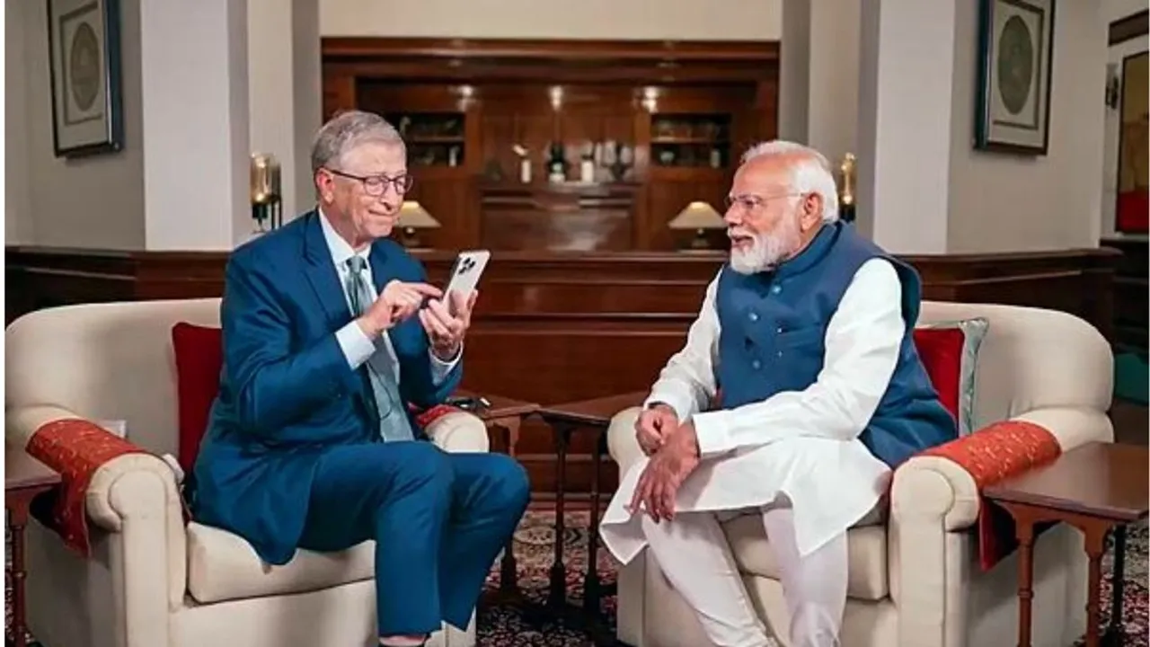 pm modi bill gates interview, bill gates narendra modi news