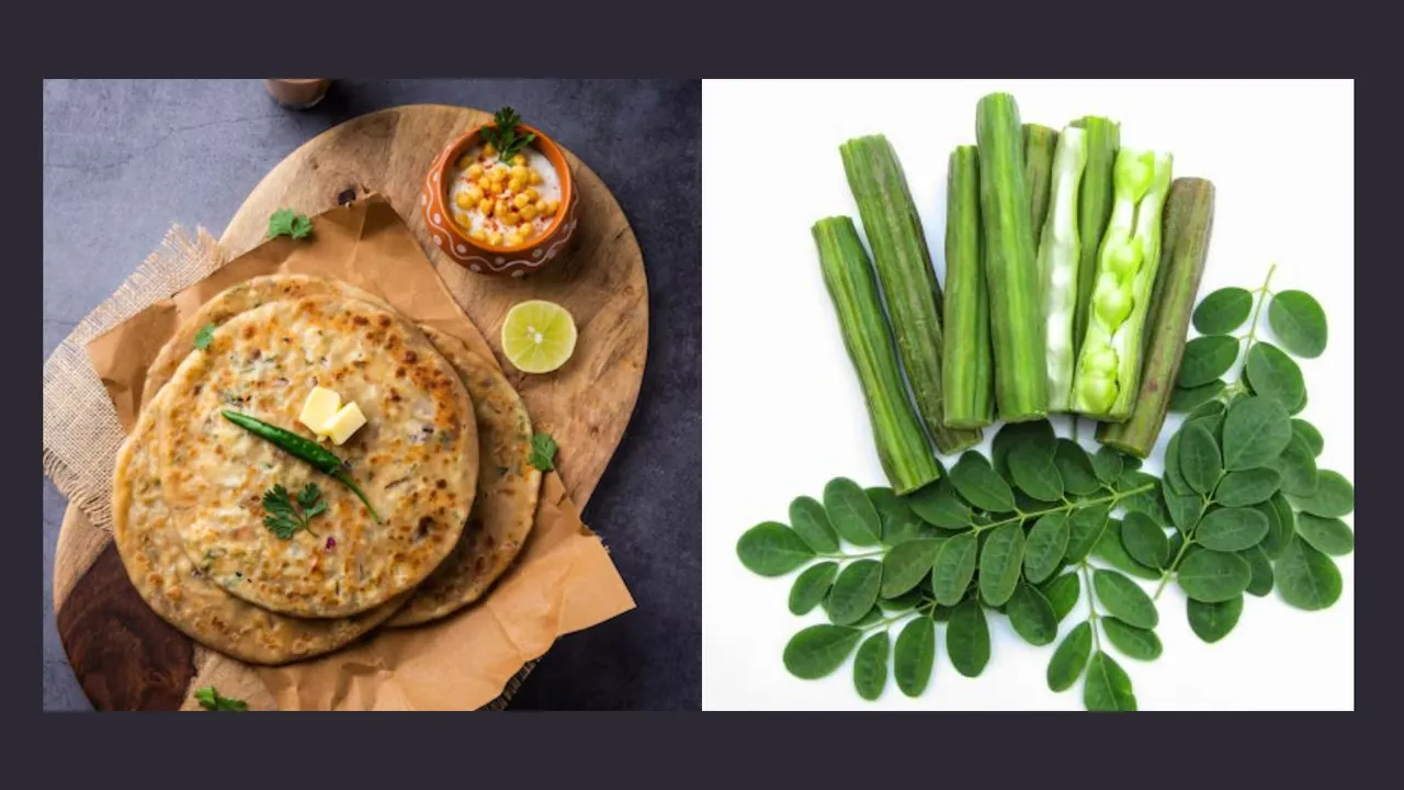 Breakfast Pm modis favourite Drumstick paratha