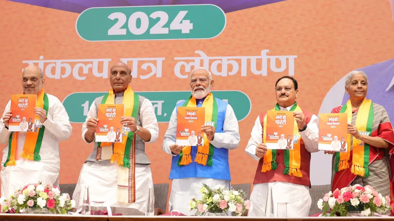 bjp sankalp patra 2024, bjp sankalp patra, lok sabha elections