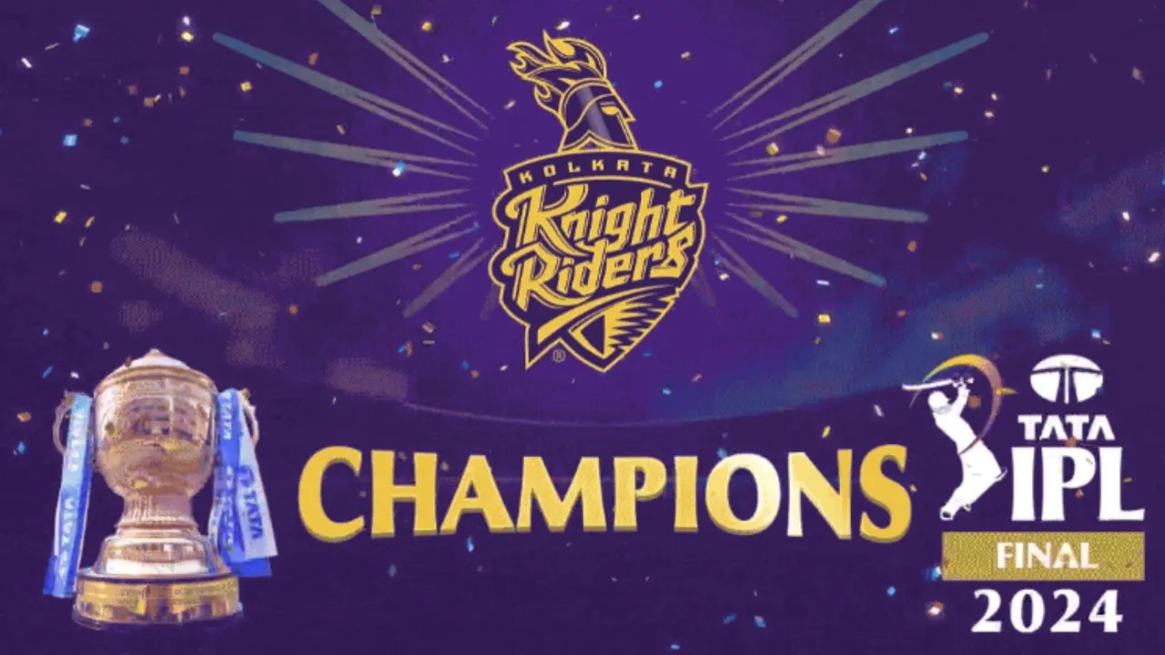 ipl 2024 champion Kolkata knight riders, આઈપીએલ 2024 કોલકાતા નાઈટ રાઈડર્સ ચેમ્પિયન બન્યું