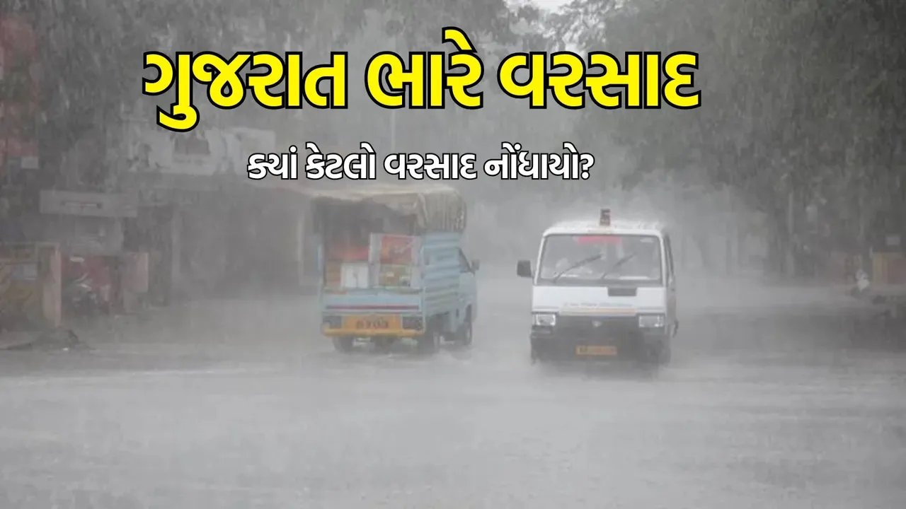 Gujarat Rain data, Gujarat rain updates, Gujarat Monsoon Forecast