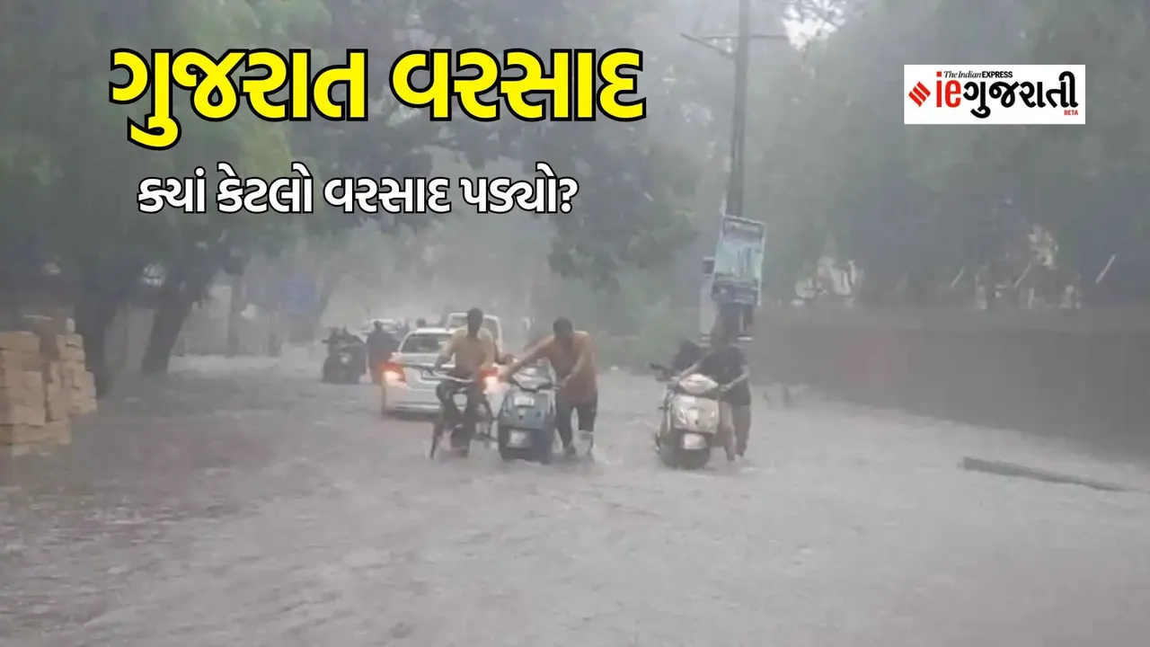 Gujarat Rain data, Gujarat rain updates, Gujarat Monsoon Forecast