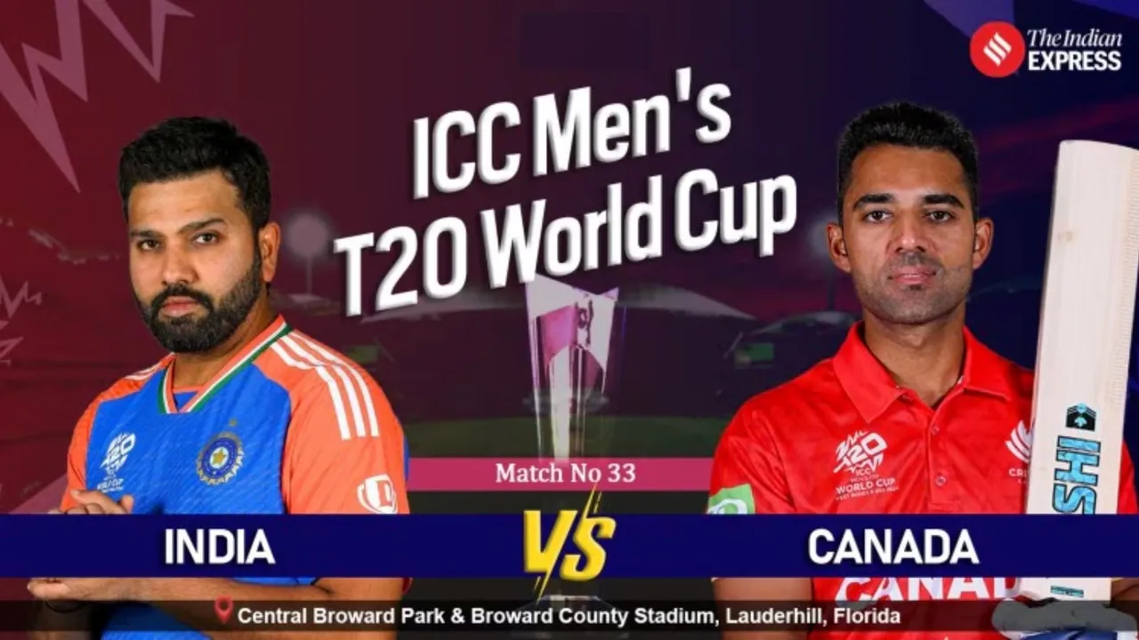 IND vs CAN, T20 World Cup 2024