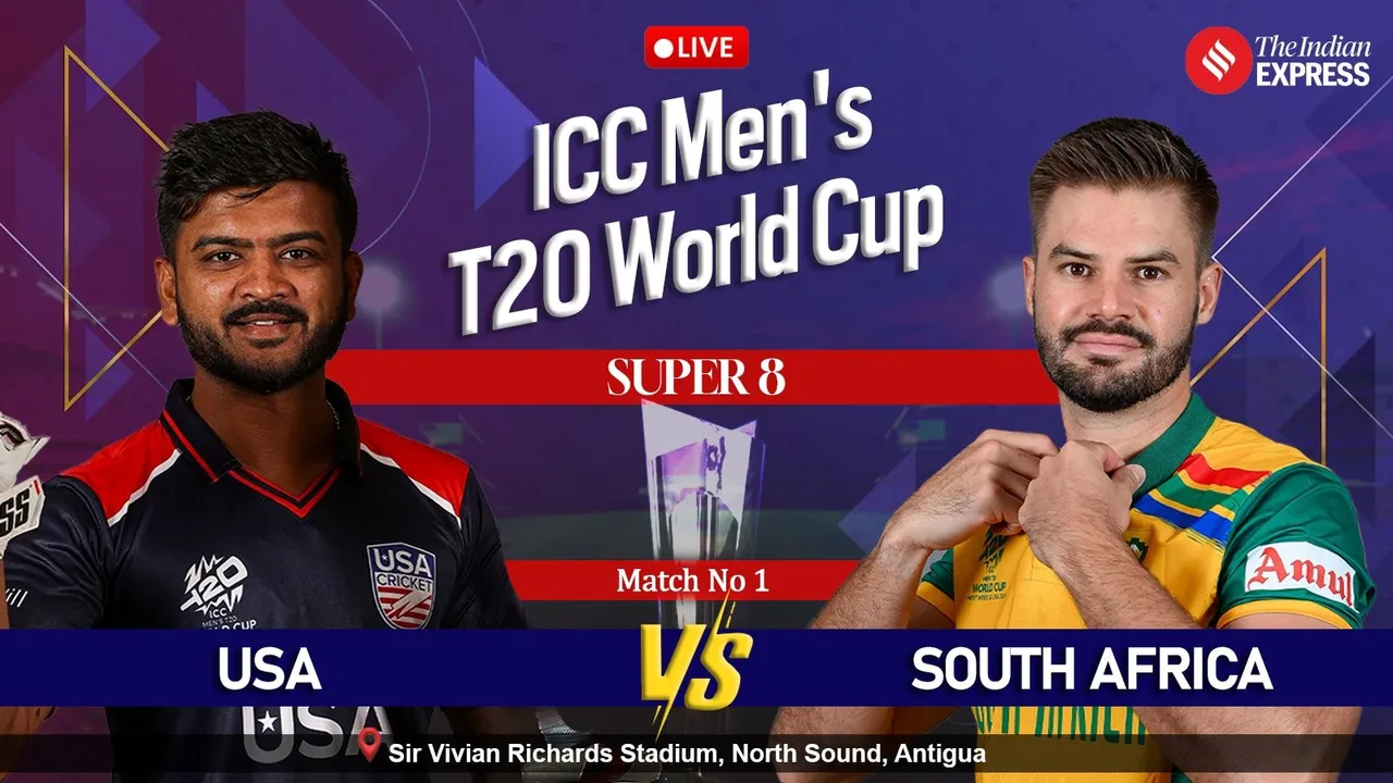 SA vs United States of America Live Score, T20 World Cup 2024: Latest SA vs USA Live Updates