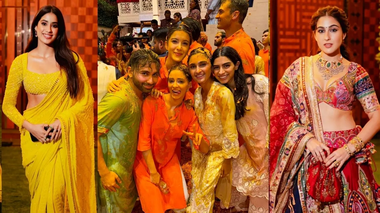 Anant Ambani Radhika Merchant Pre wedding Haldi Ceremony | અનંત અંબાણી રાધિકા મર્ચન્ટ હલ્દી સેરેમની