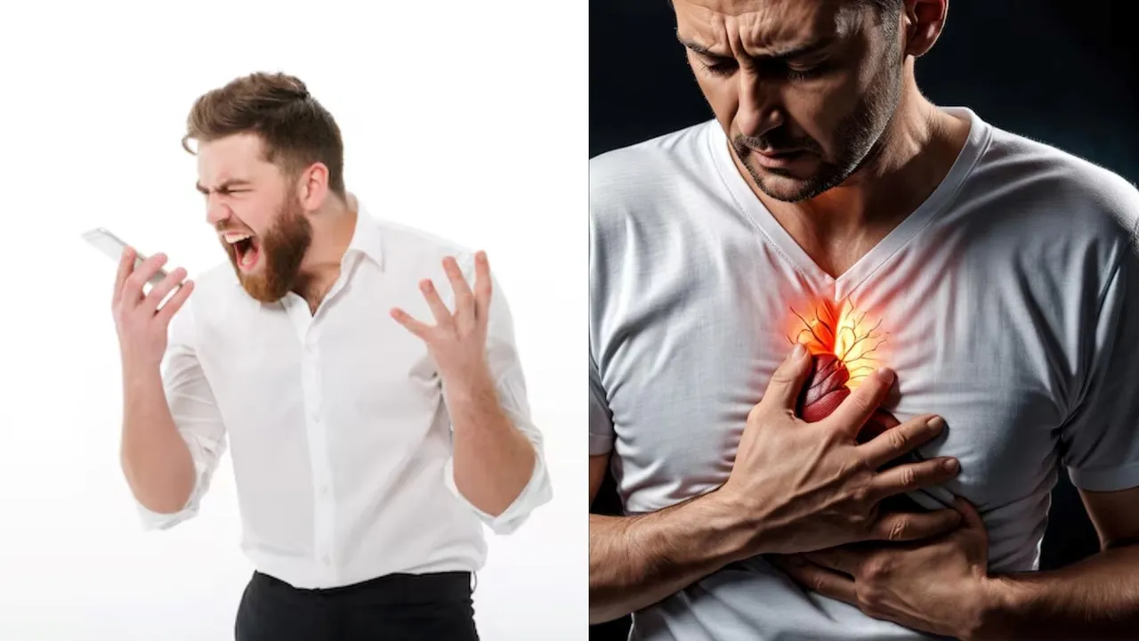 Hear Attack And anger connection