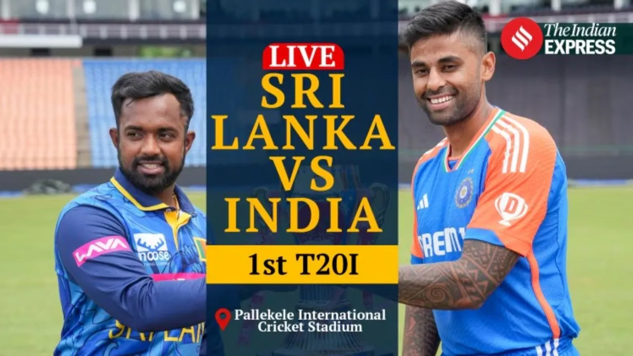 India vs Sri Lanka 1st T20 Updates